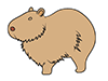 Capybara-Animal | Animal | Free Illustration Material