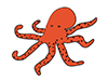 Octopus ｜ Octopus --Animal ｜ Animal ｜ Free illustration material