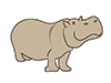 Kawama ｜ Hippopotamus ｜ Animals ｜ Animals ｜ Free Illustrations