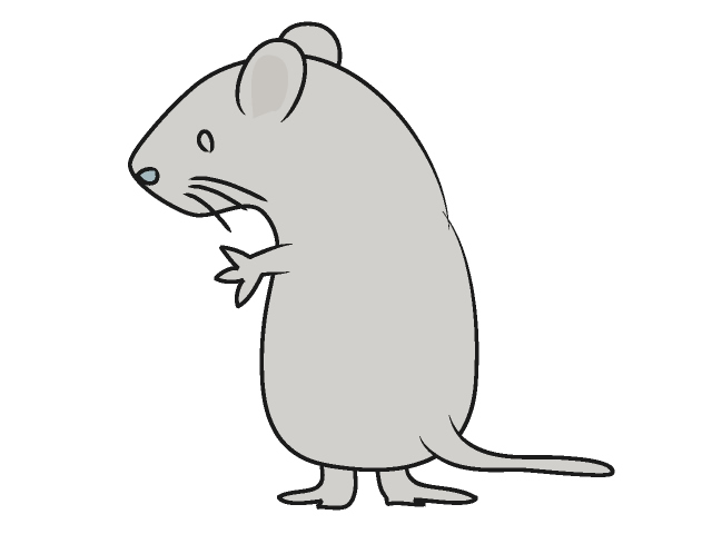 ネズミ｜鼠 - 動物 / クリップアート / 無料 / アニマル / イラスト / アイコン / かわいい / 絵