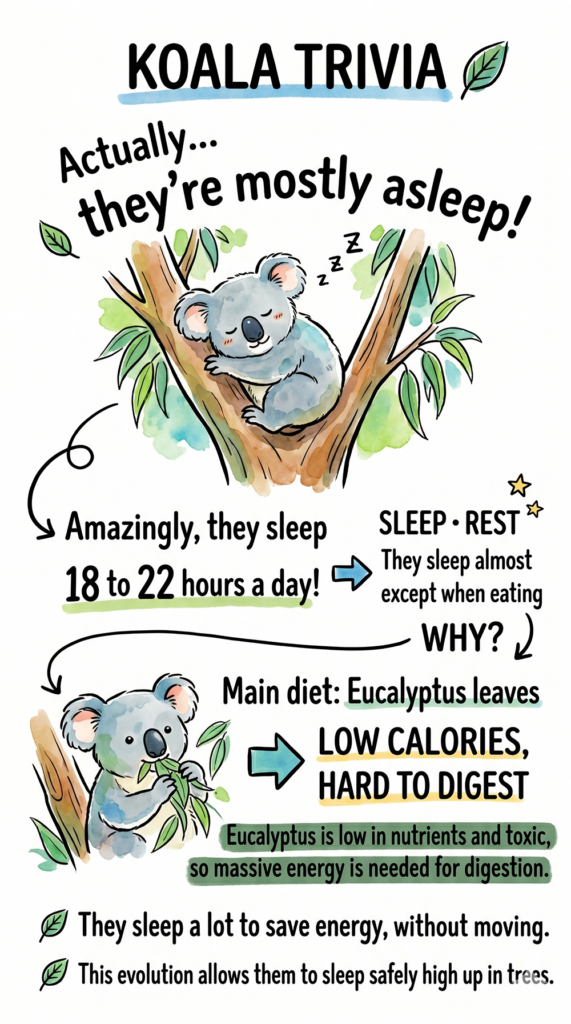 [Surprising!] The Real Reason Koalas Sleep 22 Hours a Day